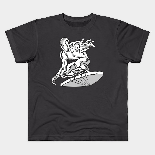 Silver Surfer - Modern Kids T-Shirt by AlternateRealiTEE